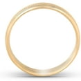 thumbnail image 2 of Pompeii Mens Hand Carved Polished Wedding Band Available in White Yellow or Rose Gold (,), 2 of 5