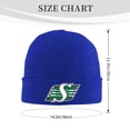 thumbnail image 2 of Saskatchewan Roughriders Beanie Hat Knitted Warm Winter Cap, 2 of 5