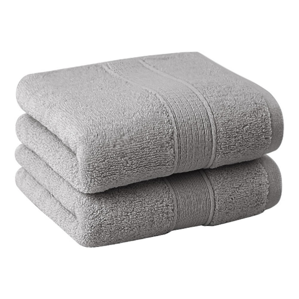 Luxury Soft Hand Towels 2 Pieces, 100 Cotton Drying Face Towels, Light