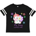 thumbnail image 3 of Inktastic My Sissy Loves Me- Cute Unicorn Boys or Girls Toddler T-Shirt, 3 of 5