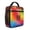 Red and Blue, variant on Black and White Checkered Pattern Insulated Lunch Bag Teens,Lunch Box for Men Women for Work,Picnic or Travel,10.2x9.5x4.3 Inches,8 Can Capacity