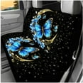 thumbnail image 3 of KUIFORTI Butterfly Flowers 14 Pcs Car Seats Covers Auto Center Console Armrest Pad Auto Seat Belt Cover Steering Wheel Cover Car Interior Automotive Fits Most Cars, Sedans, SUVs, 3 of 7