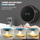 thumbnail image 3 of Automatic Soap Dispenser Foam Bathroom: Wall Mount Rechargeable Touchless Adjustable Auto Smart Electric Plastic Black Foaming Soap Dispenser with Clock - Kitchen - Hand Dish Lotion Couple Kids, 3 of 5