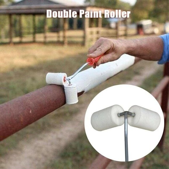 Amdohai Double Sided Paint Roller Multifunctional Paint Roller Kit For Household Railing