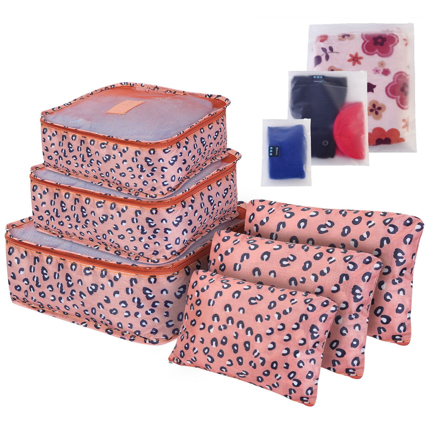 9Pcs Clothes Storage Bags Water-Resistant Travel Luggage Organizer Clothing Pack 