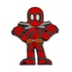 thumbnail image 1 of Alfiler esmaltado de Marvel Deadpool con espadas, exclusivo coleccionista, 1 of 8