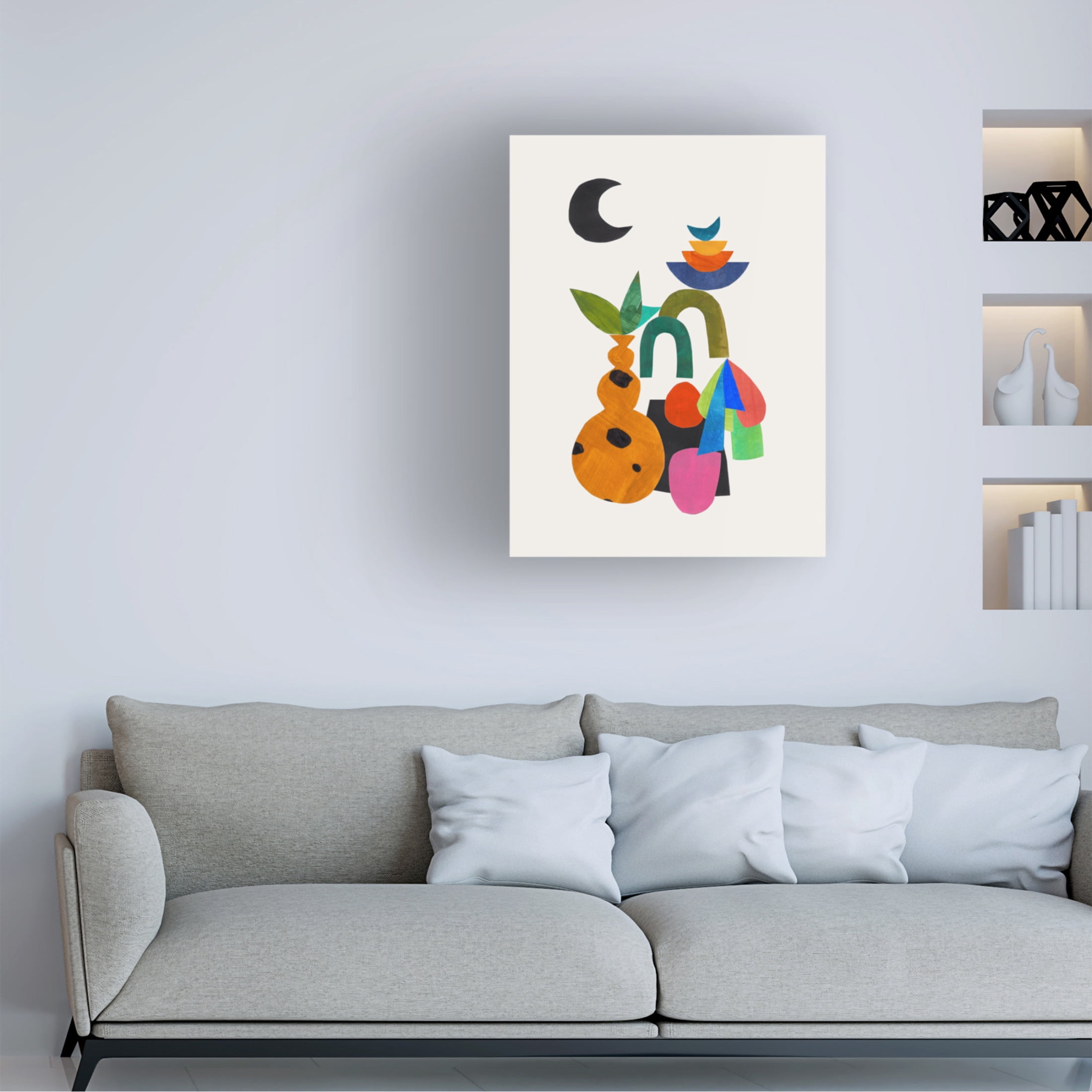 Trademark Fine Art Ejaaz Haniff A Lively Home Canvas Wall Art