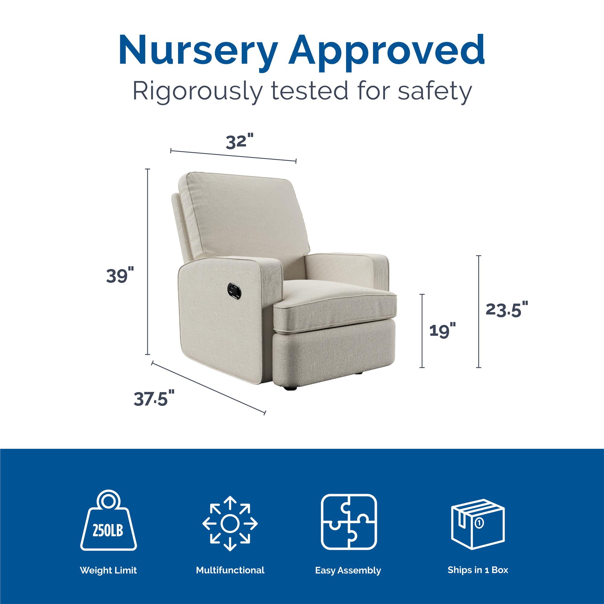 Baby Relax Salma Rocker Recliner Chair