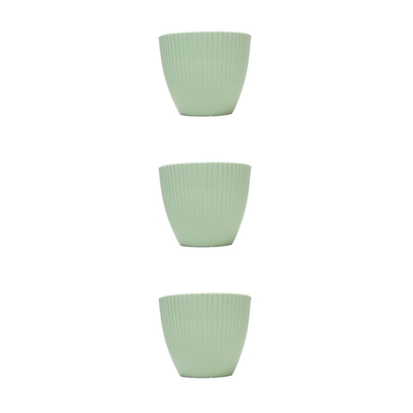 Wosthever Macetas portátiles y ligeras para bonsái y accesorios para bonsái jardines belleza plantas suculentas de plástico maceta verde 19CM Type1 NO1