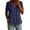 Navy, variant on MEICHEN Women's Cotton Linen Shirt Tops Casual Crew Neck Short Sleeve Button Down Tee Shirt Blouses Womens Summer Essentials Tops