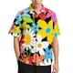 thumbnail image 3 of Blusas con gráficos de flores coloridas para hombres, ropa con estampado floral 3D brillante, camisas de playa, estética de vacaciones, Y2k, camisetas de manga corta para niños, 3 of 4