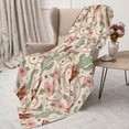 thumbnail image 3 of Rateoe Floral Cowboy Boots Pattern Flannel Throw Blanket, Ultra-soft Blanket for Bed, Couch, Car, Hypoallergenic Anti-pilling blanket-80"x60"(Vertical), 3 of 6