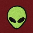 thumbnail image 2 of Dalix Alien Heavyweight Soft Tee Short Sleeve Cotton Shirt Mens in Brick Red M Medium, 2 of 5