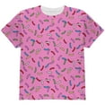 thumbnail image 1 of Rainbow Sprinkles All Over Youth T Shirt Light Pink YLG, 1 of 2