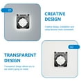 thumbnail image 6 of IMIKEYA 4Pcs Self Reset Button Protector Transparent Plastic Guard with Easy Install, 6 of 8