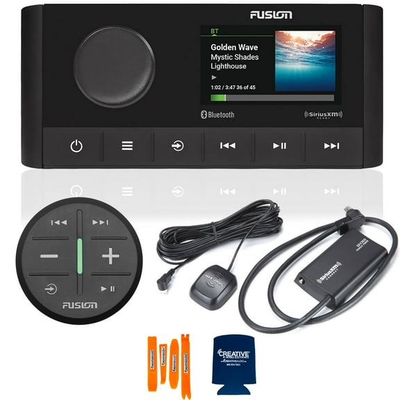Fusion MS-RA210 Marine Entertainment System with ARX70B Black Wireless Remote, and SVX300v1 Sirius XM Tuner