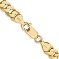 thumbnail image 3 of Primal Gold 10 Karat Yellow Gold 6.75mm Flat Beveled Curb Chain, 3 of 4