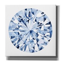 Epic Graffiti 'Diamond Drops I' by Grace Popp, Giclee Canvas Wall Art, 18"x18"