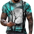 thumbnail image 1 of EGNMCR T-Shirt à Manches Courtes pour Hommes, Mode Décontractée, Col Rond, Imprimé, 1 of 5
