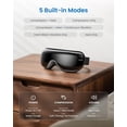 thumbnail image 6 of RENPHO Eye Massager with Heat & Vibration – 5 Massage Modes, Bluetooth Music, Adjustable Headband, USB Rechargeable - Black, 6 of 7