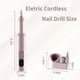 thumbnail image 3 of Taladro eléctrico inalámbrico para uñas, lima de uñas recargable profesional portátil con brocas para uñas, bandas de lijado para uñas de gel acrílico, pulido de manicura y pedicura, rosa XianweiShao 9024715985316, 3 of 5