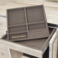 thumbnail image 5 of Michael Amini Hollywood Swank Upholstered Dresser with Mirror - Crystal Croc, 5 of 7