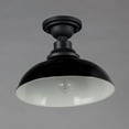 thumbnail image 2 of 35110GBBK Maxim Lighting Granville - 1 Light Outdoor Flush Mount-Gloss Black/Black Finish, 2 of 4