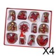 thumbnail image 1 of Colgantes para colgar,Decoración para árbol de Navidad Colgantes para colgar,Adornos navideños de madera Puerta Decoración de granja,Decoración colgante para árbol de Navidad Juguete de, 1 of 8