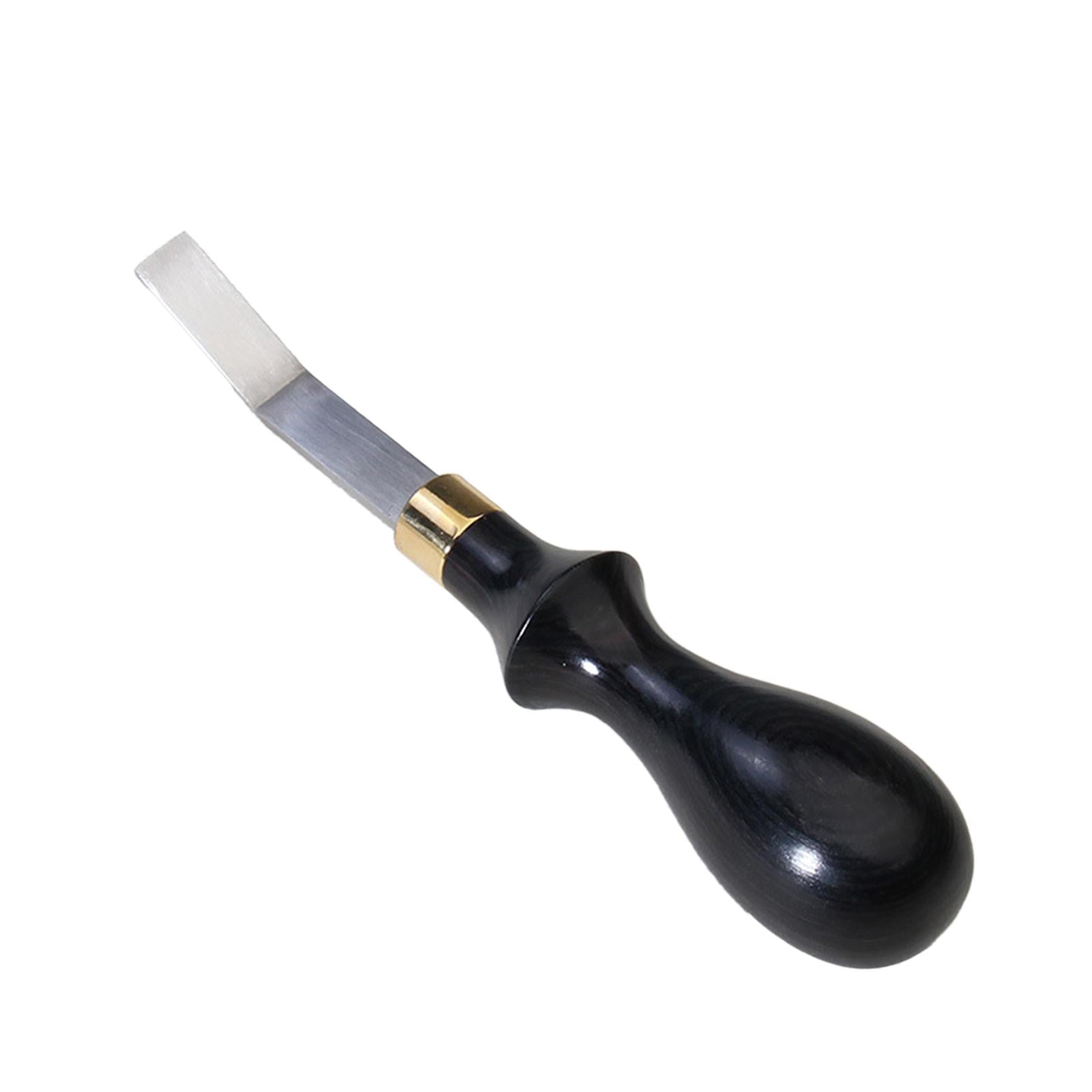 HILABEE Detail Rougher Leather Roughing Tool Polish File Tool Wooden Handle Ergonomic Edge Marking Crafted for Consistent Results Suitable for Leathercraft En 10mm