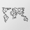 thumbnail image 2 of World Map Metal Wall Decor, 2 of 4