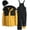Turmeric/Black, variant on iXtreme Boys Snowsuit Set - 2 Piece Insulated Ski Jacket and Snow Pants Overall Bibs for Boys (5-18)
