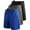 56# 3Pack:Black+Gray+Blue, variant on NELEUS Mens 7" Workout Running Shorts Athletic Shorts Lightweight with Pockets,Black+Gray+White,US Size 3XL