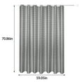 thumbnail image 3 of WJHWSX PEVA Shower Curtain,Shower Curtain Liner Mildew Resistant,Non-Toxic, Eco-Friendly, Convenient,and Durable Shower Curtain,Grey,59.06"*70.87", 3 of 7