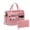 Pink, variant on 2pcs/set Large Canvas Tote Bag for Women, Laptop Work Bags Crossbody Shoulder Hobo Messenger Handbag Purse Travel Gym Totes