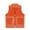 Orange, variant on Fshinging Kids Unisex Mesh Breathable Fishing Vest Pockets Photography Travel Hiking Waist Coat Jacket For Adults And Youth