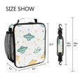 thumbnail image 5 of Haosy Green Yellow Ufo Reusable Lunch Box Men/Women Insulated Lunch Bag for School Picnic Travel, 5 of 6