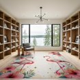 thumbnail image 2 of ODIKA Motifs Motif Confetti Border Whimsical Wreath Repeating Botanical for Master Suite, California King, Under Bed, Foldable Easy Care, 2 of 7