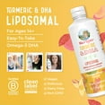 thumbnail image 6 of MaryRuth's Curcumin & DHA Liposomal Mood Balance Joint Support Sweet Ginger Vegan 15.22 fl oz, 6 of 8