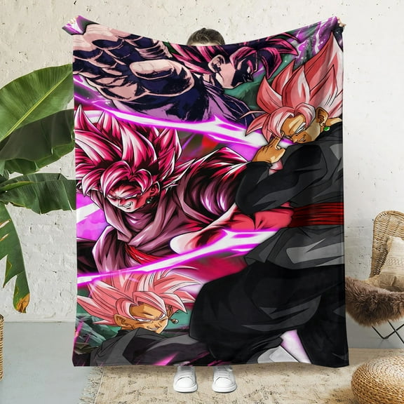 Dragon Ball Flannel Blanket Sofa Cartoon Bed Blanket Lightweight Seasonal Blanket