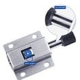 thumbnail image 2 of 1PC Stainless Steel Door Latch Sliding Lock Barrel Bolt Automatic Spring Latch, 2 of 10