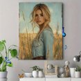 thumbnail image 4 of Qisvanset 12x16 Inch Romans Coastal Cowgirl Canvas Wall Art, Western Scripture Art Dorm Household Wall Decor, 4 of 8