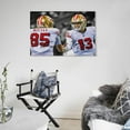thumbnail image 5 of Brock Purdy George Kittle Signed Poster Poster Cool Artworks Painting Wall Art Canvas Prints Hanging Picture Home Decor Posters Gift 08x12inch(20x30cm), 5 of 6