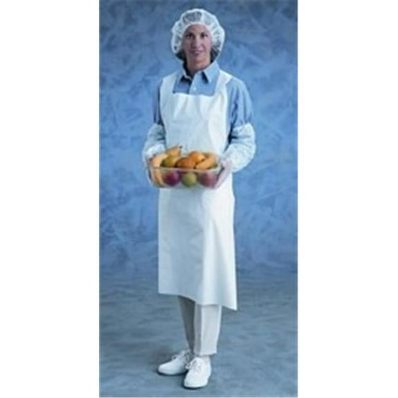 Ansell 012-56-230-28X46 28 x 46 in. Disposable Polyethylene Apron- Blue