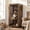 Brown Oak, variant on Christopher Knight Home Cat House Cabinet with Wheels & Door, Ventilated Indoor Pet Condo, Natural Beech