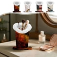 thumbnail image 1 of Plush Cosmetics Storage, Makeup Brush Case, Large Capacity Clear Lid, Acrylic Material, Dressing Table Storage, for Home Use, Beauty Organizers, 1 of 8