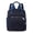 Dark Blue, variant on Large Capacity Backpack for Women Casual Square Bag Multi Pockets Multi Purpose Daypack Lightweight Top Handle Satchel
