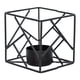thumbnail image 2 of Portaves geométrico Ve de té votiva Candebro Boda negro Zulema porta vela, 2 of 7