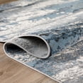thumbnail image 6 of Addison Rugs Dayton 1'8" x 2'6" Watercolor Fabric Accent Rug in Silver Blue, 6 of 7