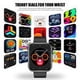 thumbnail image 5 of Reloj inteligente con llamadas por Bluetooth, control de temperatura corporal y actividad física para hombres y mujeres, 5 of 5