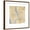 Brown Frame, variant on Art.com Gilded New York Map Premium Giclee Print by Laura Marshall, 16" x 16"